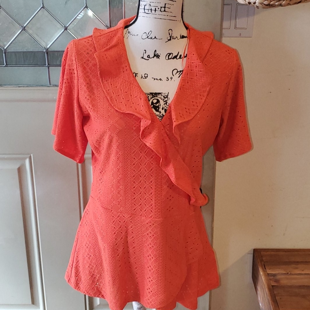 Michael Kors burnt orange top brand new - Picture 1 of 5